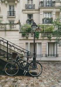 Hausfassade in Paris